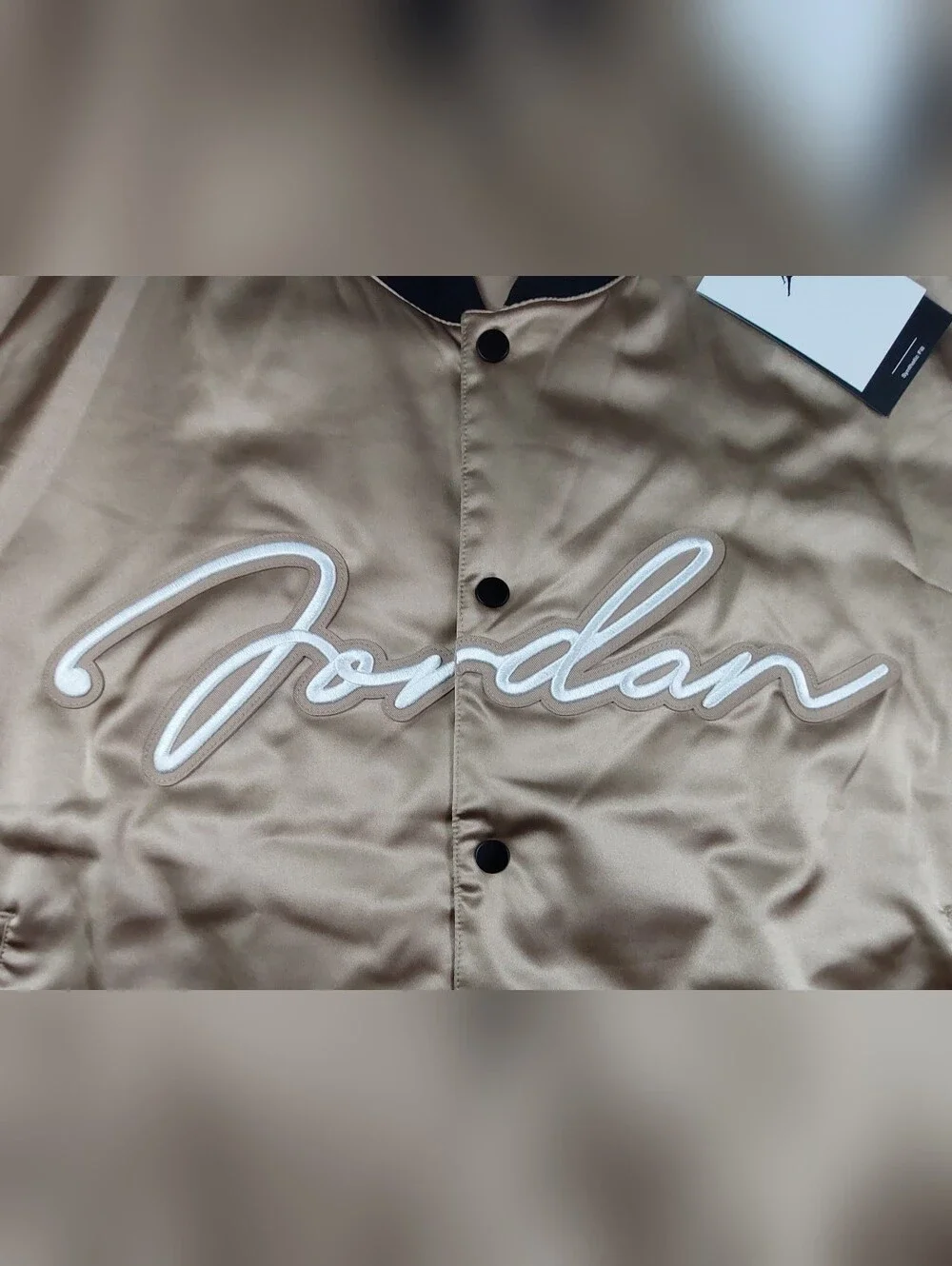 Jumpman Air Jordan MVP Varsity Jacket Mens Size XXL Gold HF9297-257 NWT $130